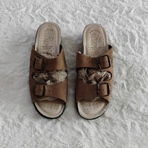 Fly Flot Leather Anatomic Anti-Shock Sandals